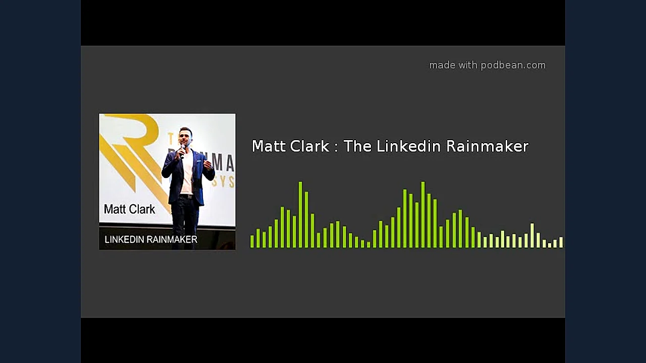 Matt Clark on the Paul Harvey podcast discussing high-ticket sales