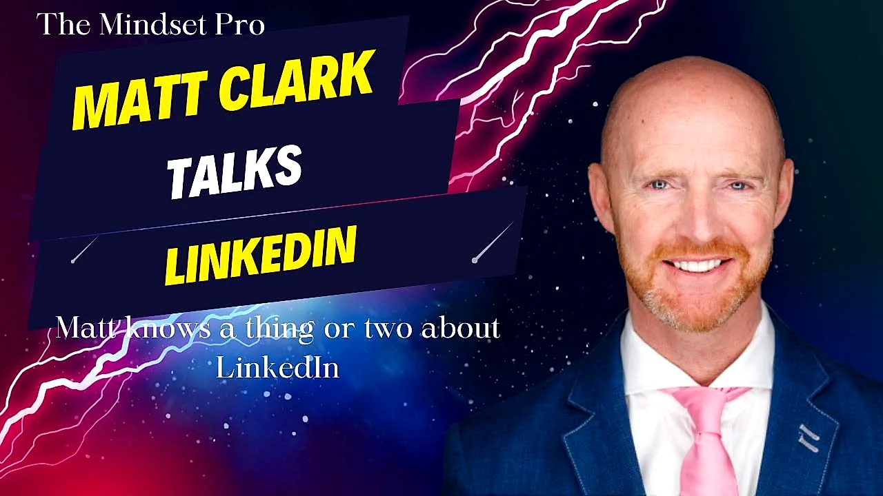 Matt Clark on the Barry Lynch show discussing LinkedIn prospecting for high-ticket businesses